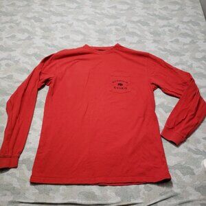 Mountain Khakis Shirt Mens XL Red Pullover Long Sleeve Outdoors